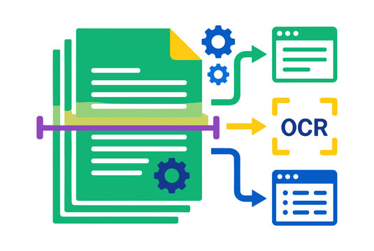Optical Character Recognition Process for Digital Data Extraction