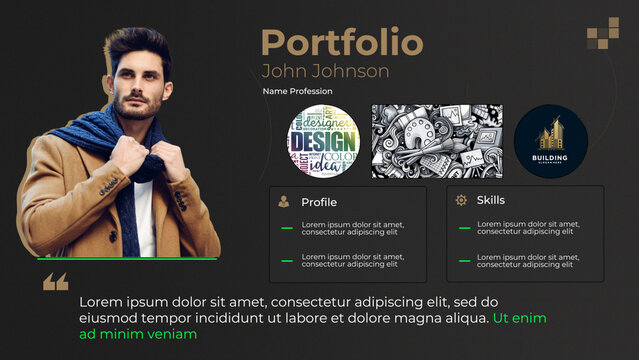Modern Visual Resume Template
