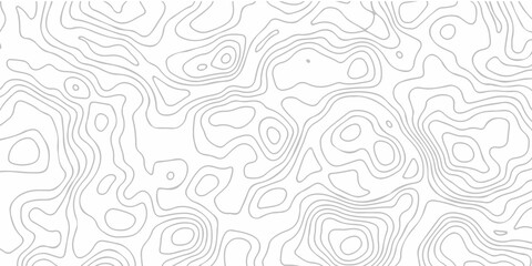 Contour abstract map relief land outline. Topographic map patterns. White wave paper curved reliefs abstract background. Background of the topography map. Abstract pattern with lines. © armans