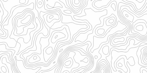 Contour abstract map relief land outline. Topographic map patterns. White wave paper curved reliefs abstract background. Background of the topography map. Abstract pattern with lines. © armans