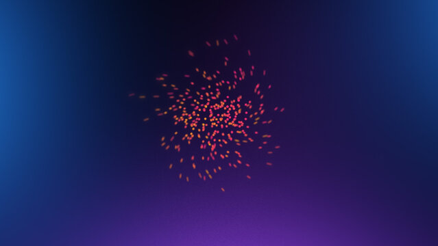 Swirling Particles Logo Reveal &ndash; Spinning Vortex Light Trail Brand Intro on Gradient Background