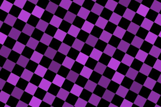 Purple and black checkerboard pattern with glowing effect