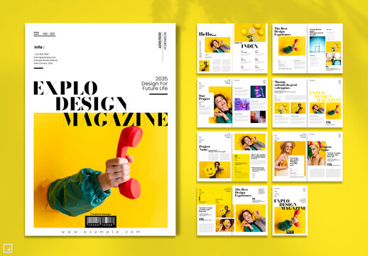 Exeplore Magazine Layout
