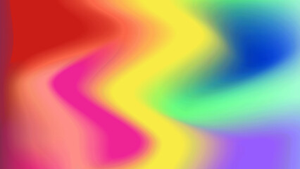 Fototapeta premium Abstract Multicolored Fluid Gradient Mesh Graphic