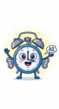 Clockwork Wit: AI's Whimsical Embrace