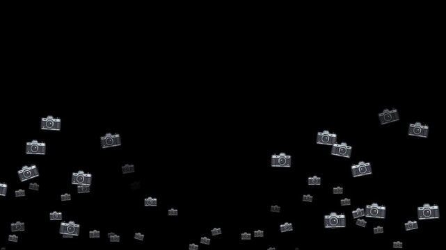 pixel art camera, 8-bit photo camera, 16-bit retro camera, vintage camera, snapshot, photography, lens, shutter, flash, photographer tool, gadget, media icon, UI element, inventory item, rpg sprite, a