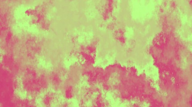 Green and Pink CSS Gradient Background with Organic Cloud Texture and Colorful Surface