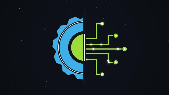 Gear technology animated icon