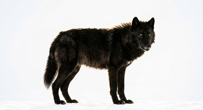 black wolf
