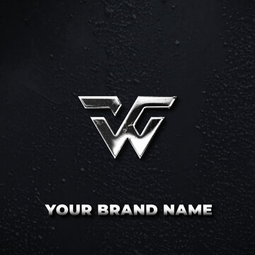 Square Dark Metal Texture Logo Reveal &ndash; Glossy Chrome Embossed Brand Intro Textured Surface for Social Media