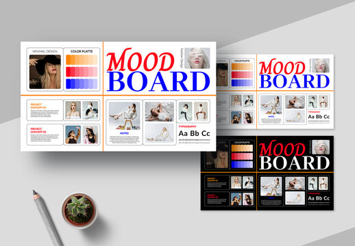 Mood Board Template Layout