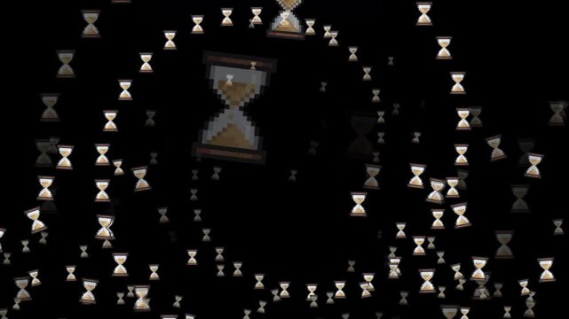 pixel art hourglass, 8-bit sand glass, 16-bit sand clock, retro sand timer, countdown, time limit, deadline, waiting, history, measurement, antique timer, passing time, urgency, delay, time management