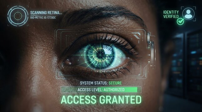 Biometric Eye Scan for Futuristic Cyber Security and Access Cont