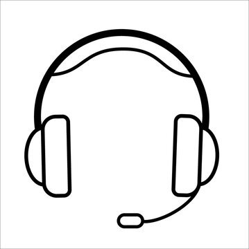 headphones icon vector illustration