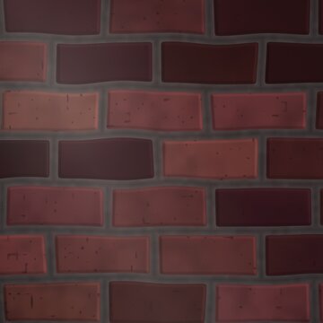 Red brick wall texture