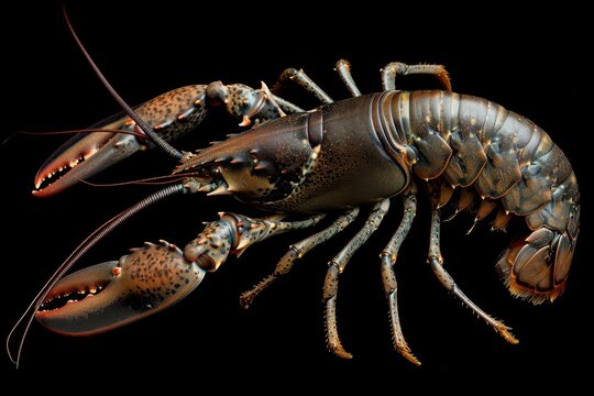 Lobster, close-up photo, underwater world