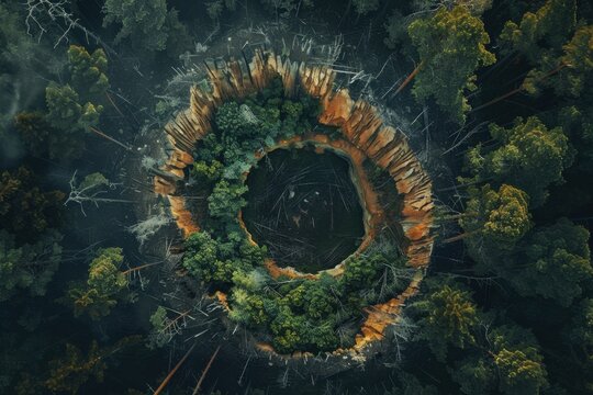 deforestation, photo where they are destroying the forest