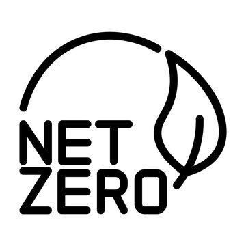Net Zero Emission Carbon Neutral Icon
