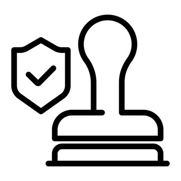 Approved Stamp and Certified Protection Icon