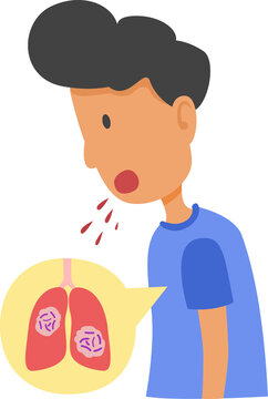 mycobacterium tuberculosis infection disease and symptoms concept