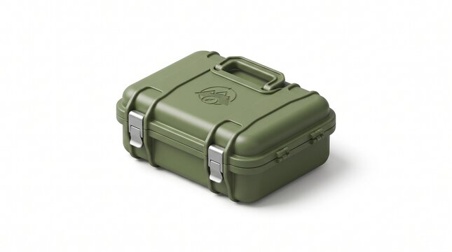 Heavy Duty Olive Green Protective Tactical Storage Case for Equipment and Travel Gear Isolation