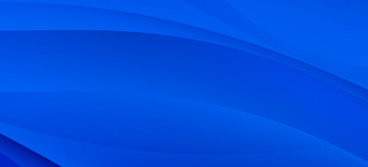 Modern futuristic blue mesh wave backdrop with overlapping smooth shapes. © rohim