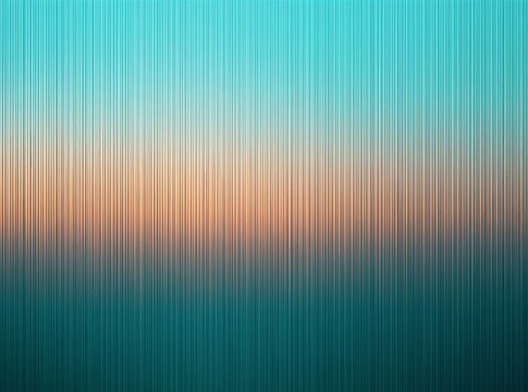 Abstract fluted surface background showing vertical lines and glowing turquoise gradient lighting with background
