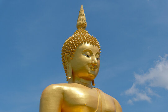 Wat Muang Temple and Giant Buddha Statue in Ang Thong, Thailand