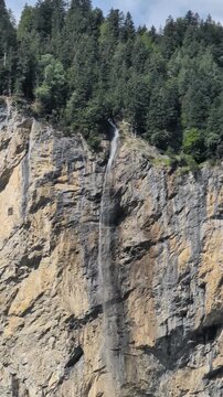 Lauterbrunnen waterfall