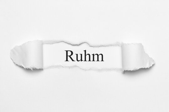 Ruhm	
