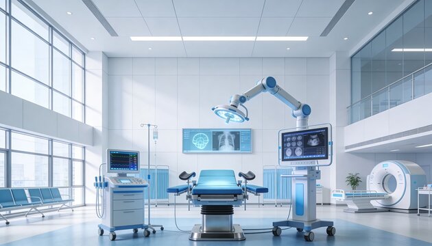 Modern medical facility equipped with cutting-edge technology for advanced treatments