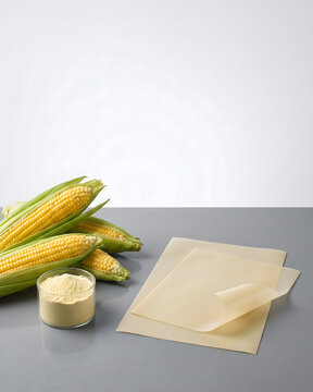 Bioplastic Made from Corn.