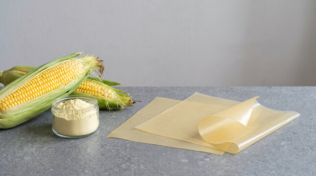 Bioplastic Made from Corn.
