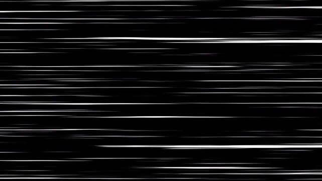 Abstract white anime speed lines motion on black. Speed line background animation in comic speed lines background texture pattern effect in cartoon concept black. manga speed line motion backgrounds