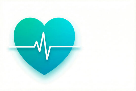Heart pulse line showing medical healthcare concept