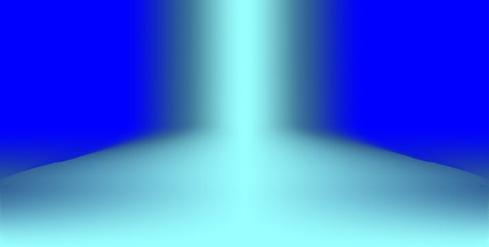 Blue studio background features a central bright spotlight gradient suitable for product presentation display.