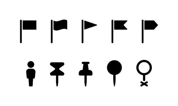 Location and Navigation Icons