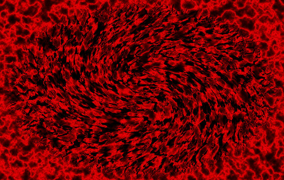 Intense Crimson Red and Black Abstract Vortex Texture Perfect for dramatic backgrounds, sci-fi concepts, and bold digital art.