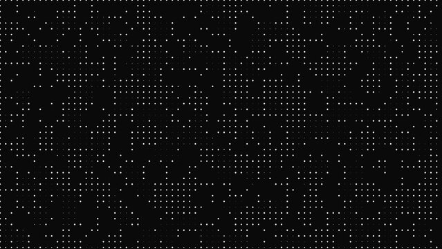 Minimalist digital halftone pattern, black and grey dot matrix background, abstract tech pixel texture for web banners