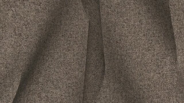 Italian Classic Dapper Brown Tweed Fabric, Looped Rotation
