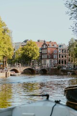 Fototapeta premium canal in amsterdam