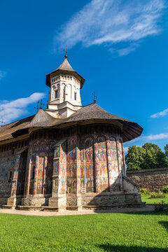 Moldovita Monastery Architecture and Frescoes in Romania