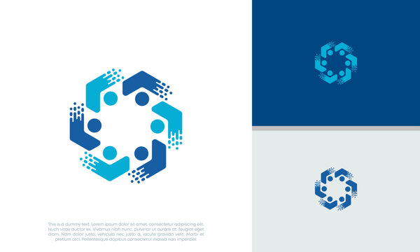 Human Resources Consulting Company, Global Community Logo	
