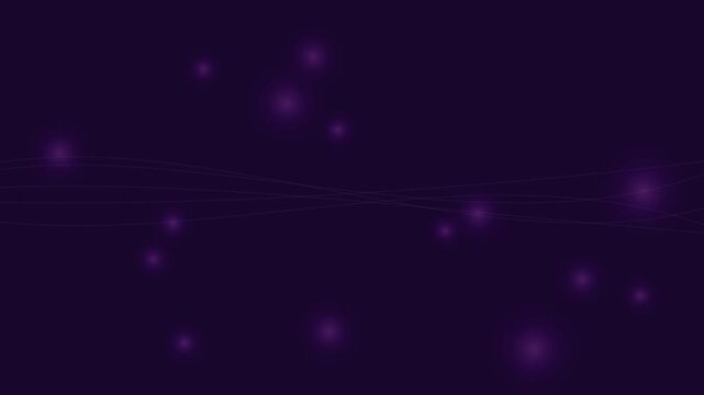 Purple abstract wave background, dark violet flowing curves, elegant fluid motion graphics for corporate presentations and video backdrops