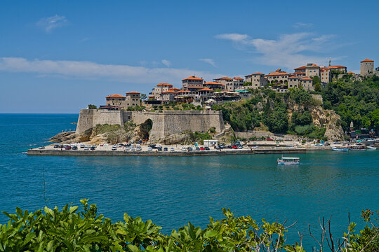 Old Town of Ulcinj on the Adriatic coast in Montenegro,