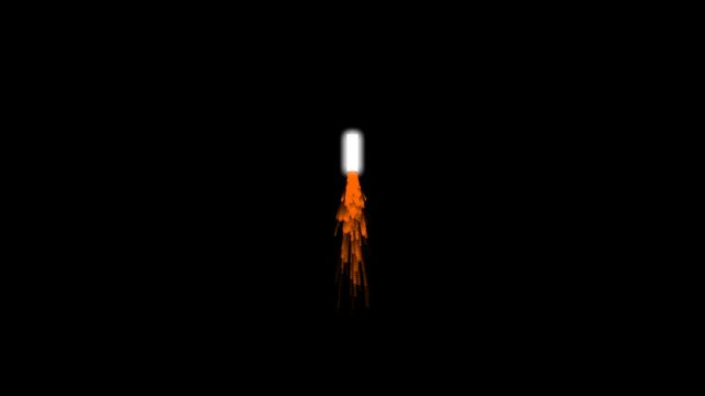 Minimalist white pill with orange liquid dripping down isolated on black background 4K Motion Video