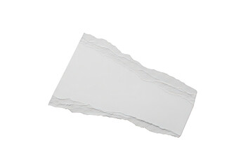 A white piece of cloth with a wavy edge isolated on transparent background