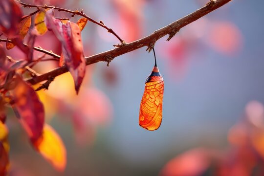 A pupa represents an insect stage that occurs during the transformation from immature to adult form, specifically in insects that experience complete metamorphosis