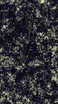 Abstract grunge dirty monochrome background. Retro grunge grain, Scratched damaged dynamic overlay texture surface in trendy vintage stop motion style. Seamless loop animation