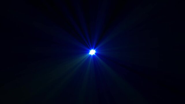 Abstract Blue radial light burst spreading from the center on a soft white background, creating a warm glowing effect for energy, motion, creativity, and technology.